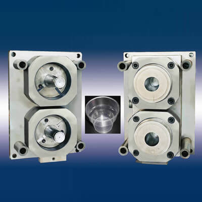 2 cavities thin wall mould